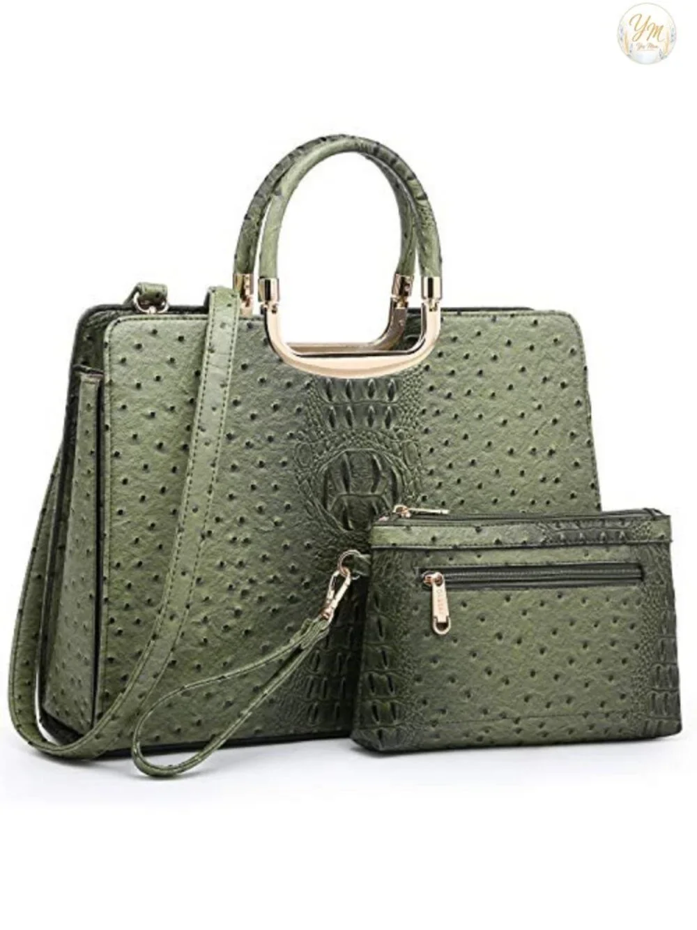 Purse Satchel with Matching Wallet